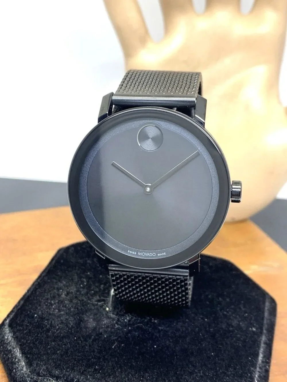 Movado Men's Watch 3600792 Bold Evolution Swiss Quartz Black Dial Steel 40mm